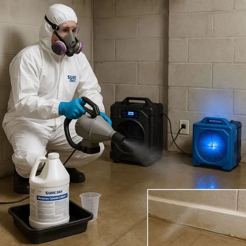 Sanitization and Odor Removal process in Glasford, IL