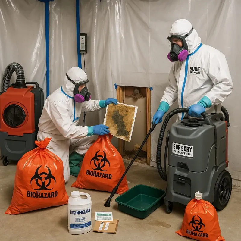 Contaminated Water Handling Protocols process in Glasford, IL